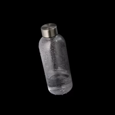 Leakproof water bottle with metallic lid