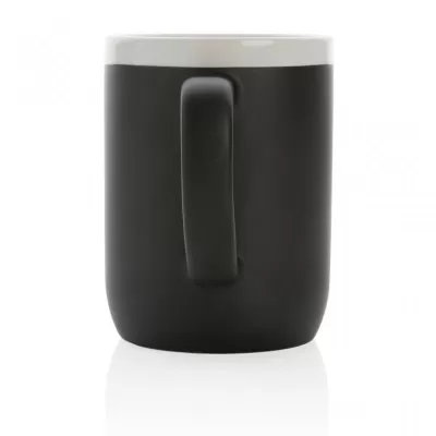 Ceramic mug with white rim 300ml
