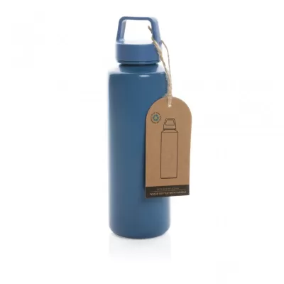 RCS certified recycled PP water bottle with handle