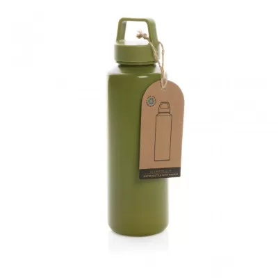 RCS certified recycled PP water bottle with handle