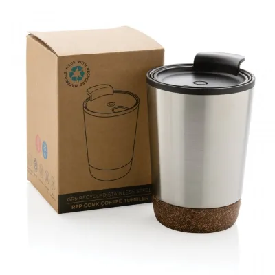 RCS Recycled stainless steel cork coffee tumbler