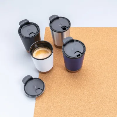 RCS Recycled stainless steel cork coffee tumbler