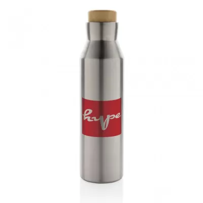 Gaia RCS certified recycled stainless steel vacuum bottle