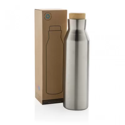 Gaia RCS certified recycled stainless steel vacuum bottle