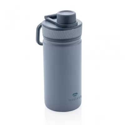 Vacuum stainless steel bottle with sports lid 550ml