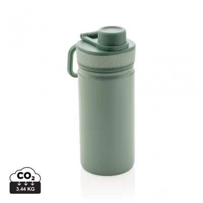 Vacuum stainless steel bottle with sports lid 550ml
