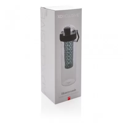 Honeycomb lockable leak proof infuser bottle