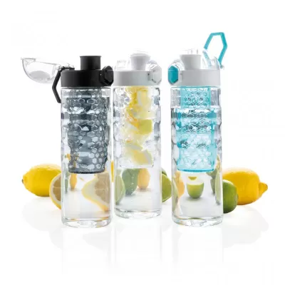 Honeycomb lockable leak proof infuser bottle