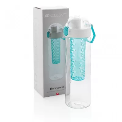 Honeycomb lockable leak proof infuser bottle