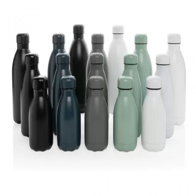 Solid colour vacuum stainless steel bottle 500 ml