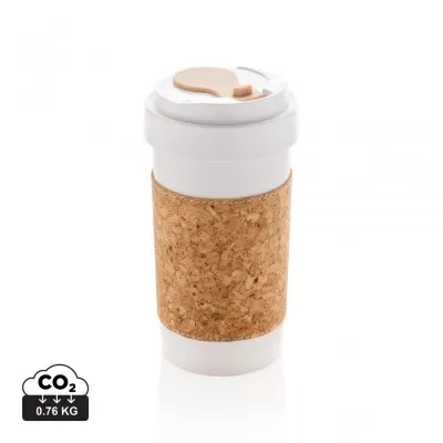 PLA 400ml can with cork sleeve