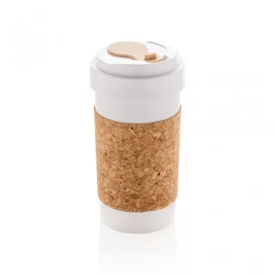 PLA 400ml can with cork sleeve