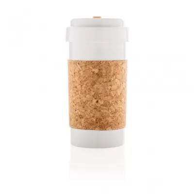 PLA 400ml can with cork sleeve