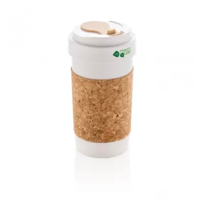 PLA 400ml can with cork sleeve