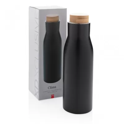 Clima leakproof vacuum bottle with steel lid