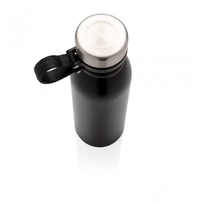 Copper vacuum insulated bottle with carry loop