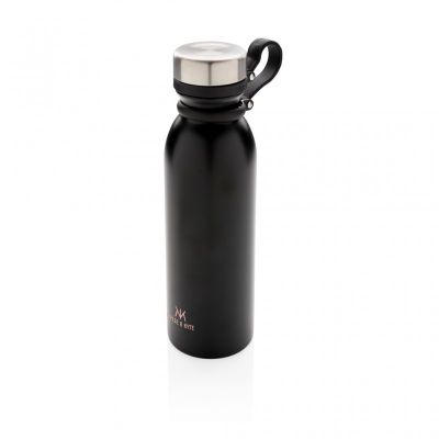 Copper vacuum insulated bottle with carry loop