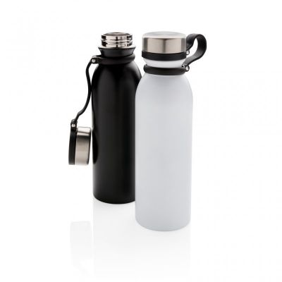 Copper vacuum insulated bottle with carry loop