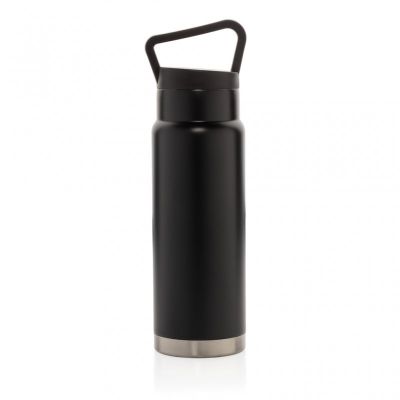 Leakproof vacuum on-the-go bottle with handle