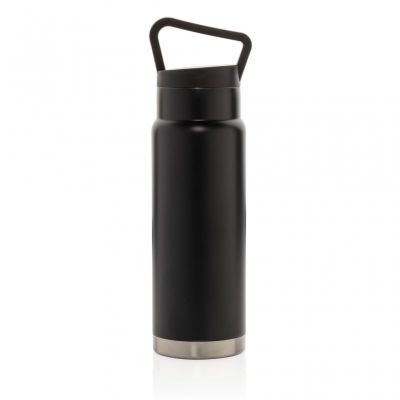 Leakproof vacuum on-the-go bottle with handle