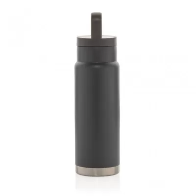 Leakproof vacuum on-the-go bottle with handle