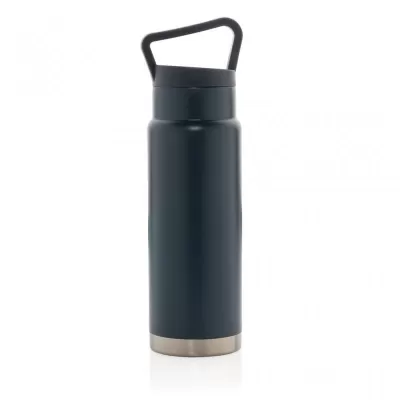 Leakproof vacuum on-the-go bottle with handle