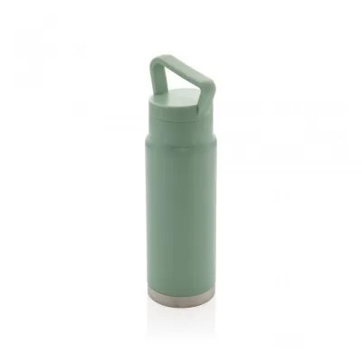 Leakproof vacuum on-the-go bottle with handle