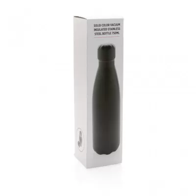 Solid colour vacuum stainless steel bottle 750ml