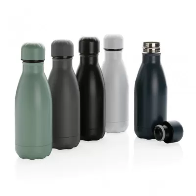 Solid colour vacuum stainless steel bottle 260ml