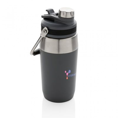 Vacuum stainless steel dual function lid bottle 500ml