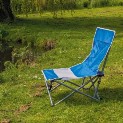 Foldable beach chair in pouch