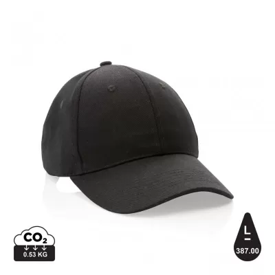 Impact 6 panel 280gr Recycled cotton cap with AWARE™ tracer