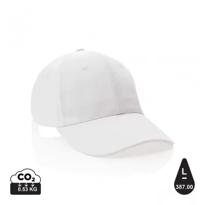 Impact 6 panel 280gr Recycled cotton cap with AWARE™ tracer