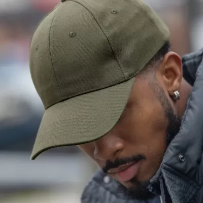 Impact 6 panel 280gr Recycled cotton cap with AWARE™ tracer