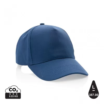 Impact 5panel 280gr Recycled cotton cap with AWARE™ tracer