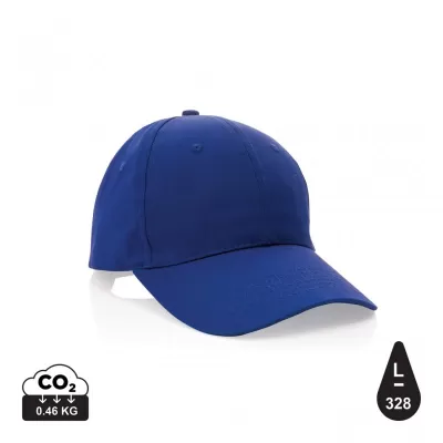 Impact 6 panel 190gr Recycled cotton cap with AWARE™ tracer