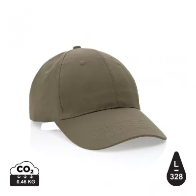 Impact 6 panel 190gr Recycled cotton cap with AWARE™ tracer