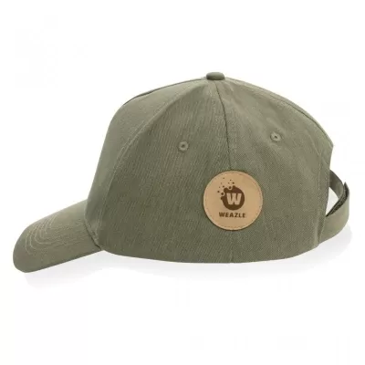 Impact 5 panel 190gr Recycled cotton cap with AWARE™ tracer