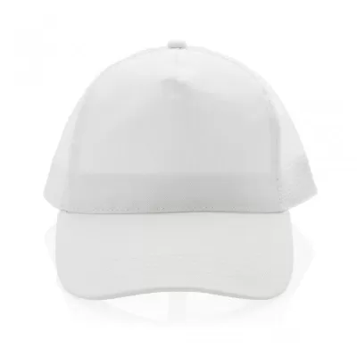 Impact AWARE™ Brushed rcotton 5 panel trucker cap 190gr