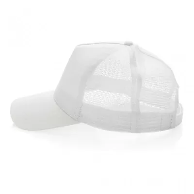 Impact AWARE™ Brushed rcotton 5 panel trucker cap 190gr