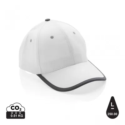 Impact AWARE™ Brushed rcotton 6 panel contrast cap 280gr
