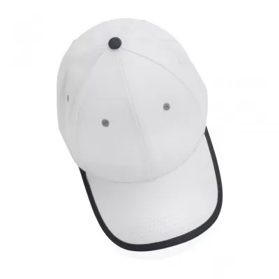 Impact AWARE™ Brushed rcotton 6 panel contrast cap 280gr