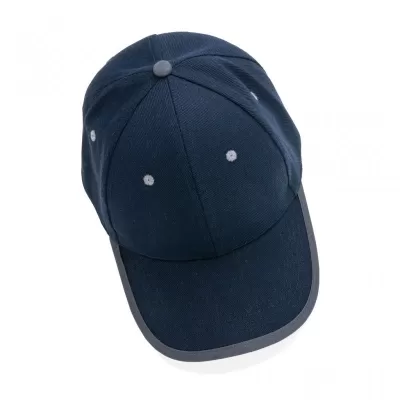 Impact AWARE™ Brushed rcotton 6 panel contrast cap 280gr