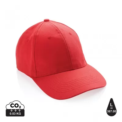 Impact 6 panel 280gr Recycled cotton cap with AWARE™ tracer