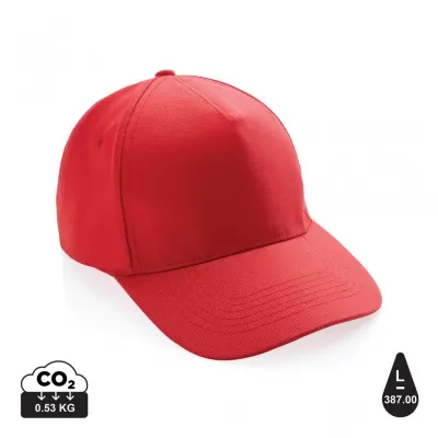 Impact 5panel 280gr Recycled cotton cap with AWARE™ tracer