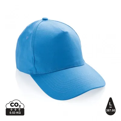 Impact 5panel 280gr Recycled cotton cap with AWARE™ tracer