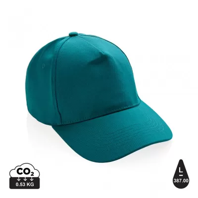 Impact 5panel 280gr Recycled cotton cap with AWARE™ tracer