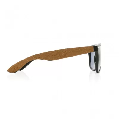 GRS recycled PC plastic sunglasses with cork