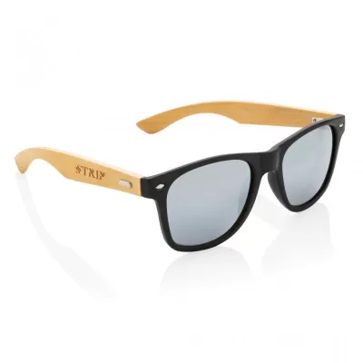 Bamboo and RCS recycled plastic sunglasses