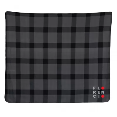 Soft plaid fleece blanket